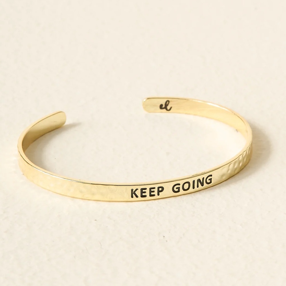 Keep Going Gold Bracelet | OS